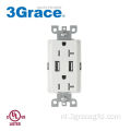 15A/20A USB -lader Outlet 4.2A Output